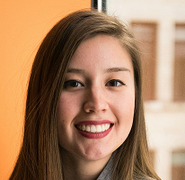Fotografía de Victoria Lawson, responsable del área financiera y líder de una compañía dedicada al trading financiero